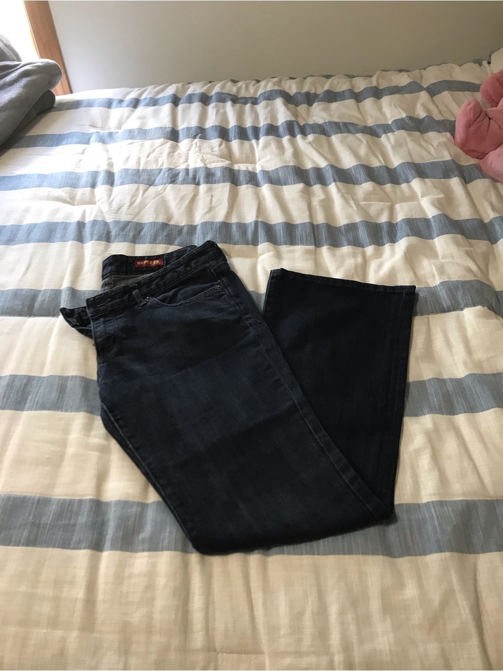 Express Dark Blue Denim “Stella” Boot Cut Jeans